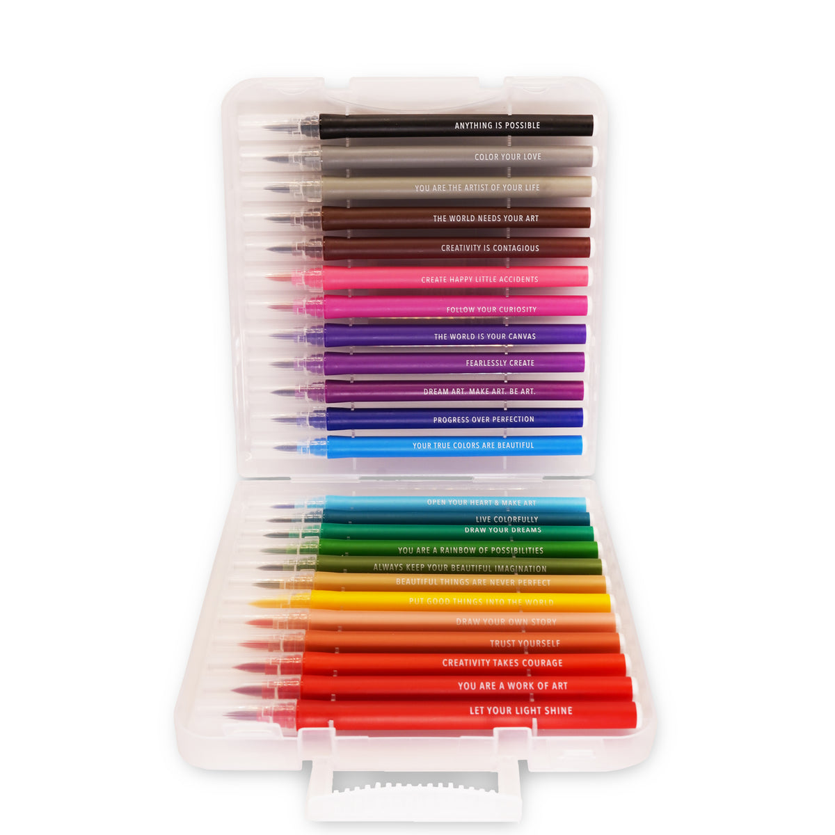 Watercolor Brush Pens - 24 count