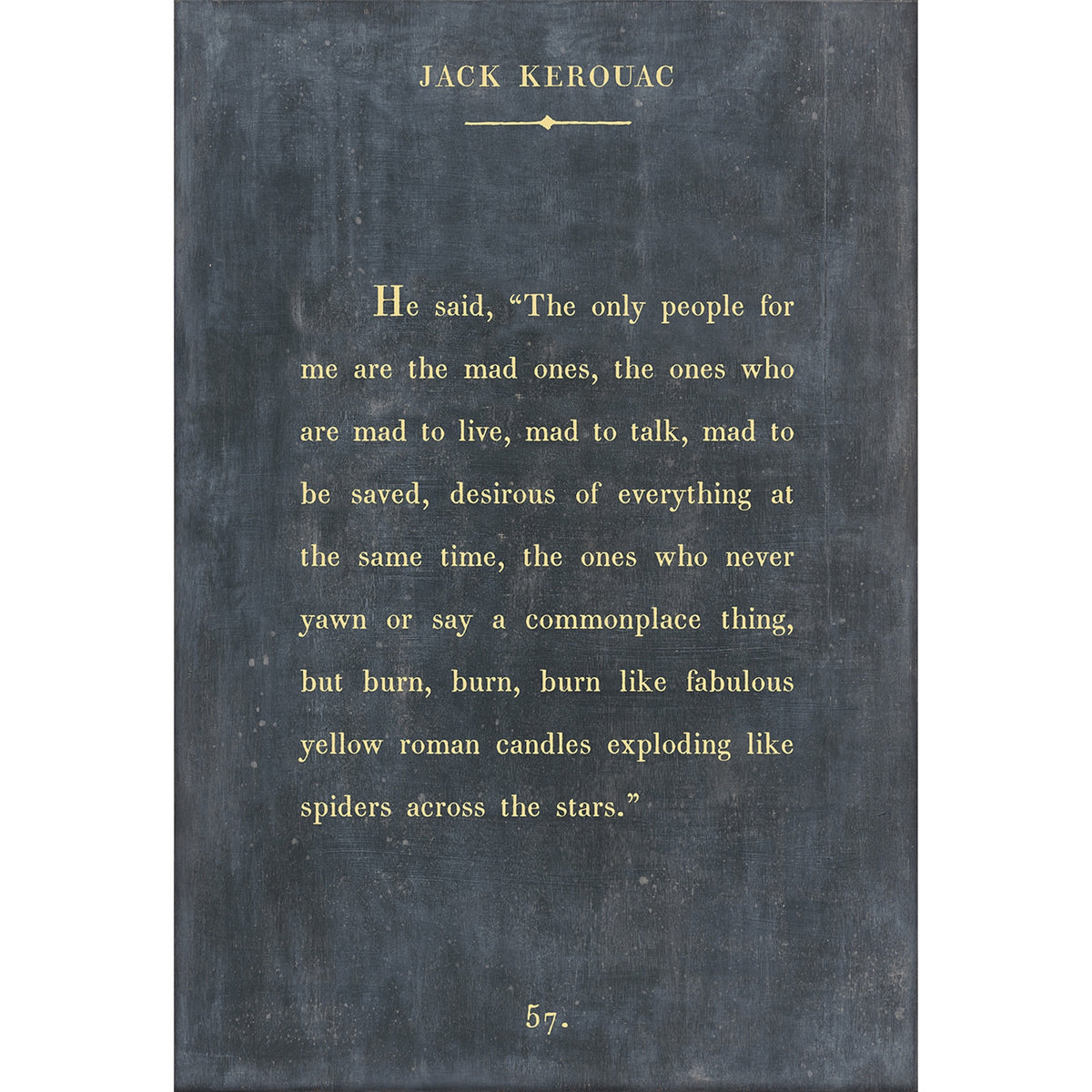 Jack Kerouac Art Print - Gallery Wrap