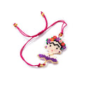 Frida Beaded Bracelet in Pink