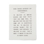 ***The True Spirit Of Christmas Handmade Paper Print - 12x16