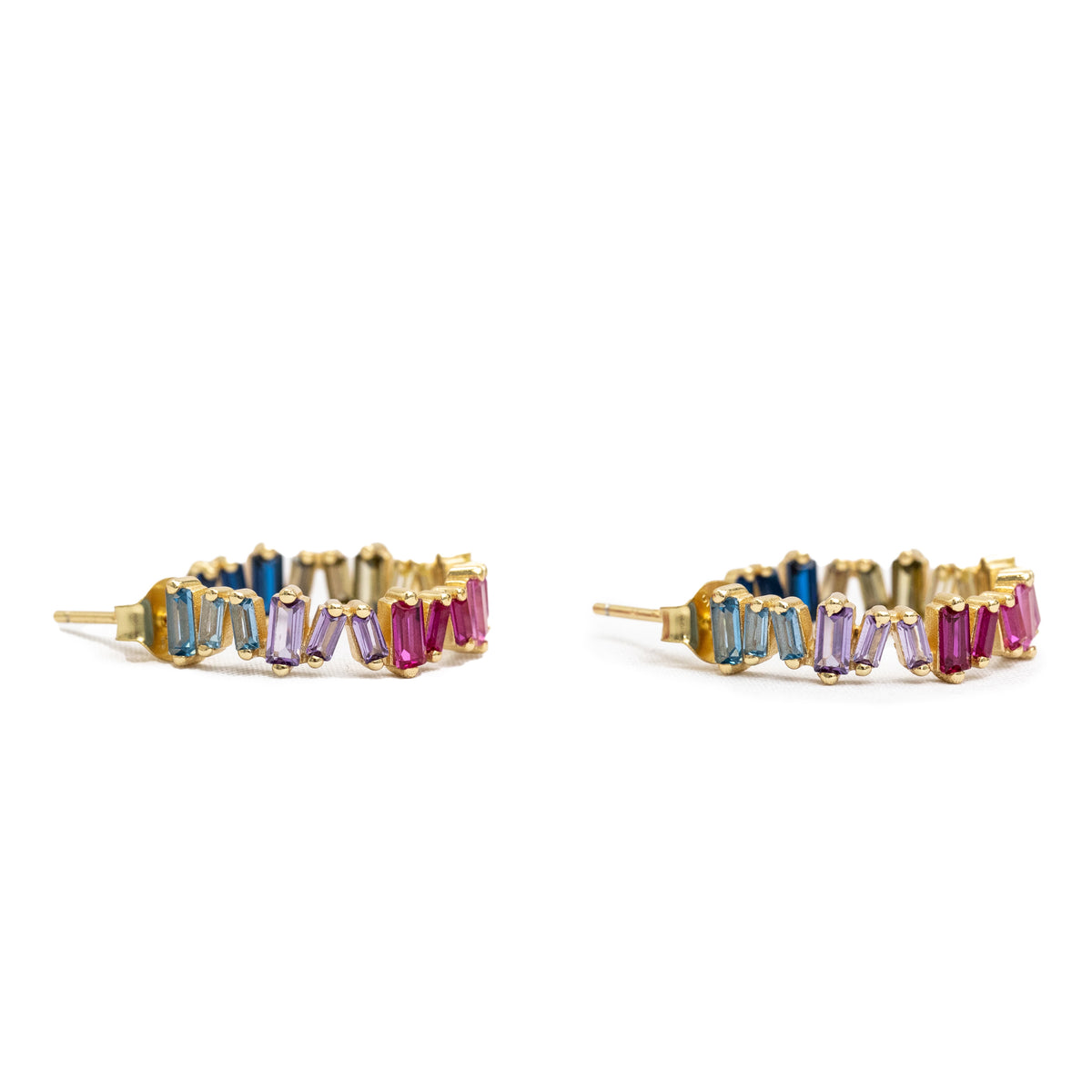 Rainbow Cuff Earrings