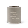 Keep Your Head Up Encouragement Candle