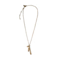 ***Brass Shine On You Crazy Diamond Necklace - 16"