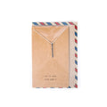 ***Air Mail French Bar Collection - Necklace - toi et moi / you and i