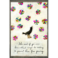 Coco Chanel Art Print - Grey Wood