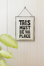 This Must Be The Place Handmade Paper Print - 12x16