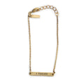 ***All My Heart (X Forever) Brass Reversible Bracelet