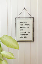 ***Darling, This I Know Handmade Paper Print - 12x16
