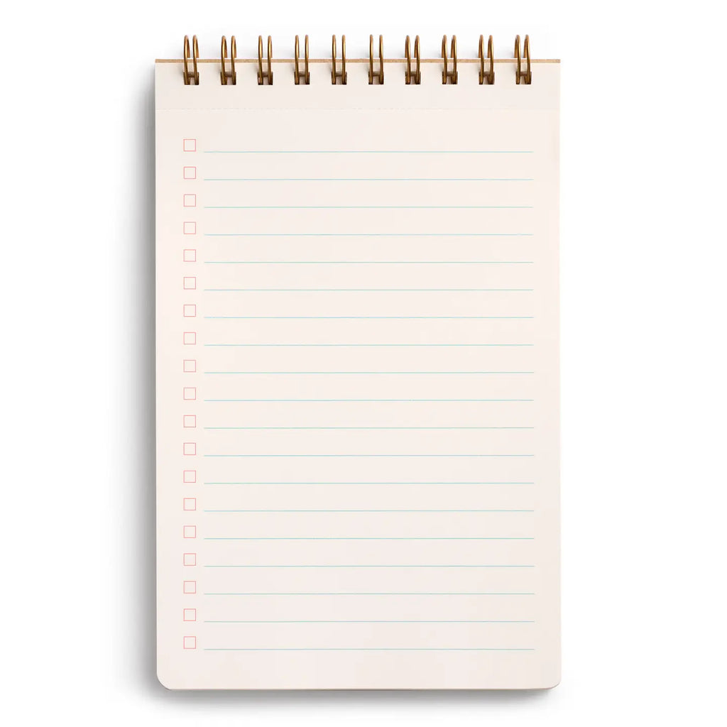 Tomato Green Gingham Task Pad