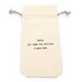 All I Want For Christmas Seasonal Wine Bag
