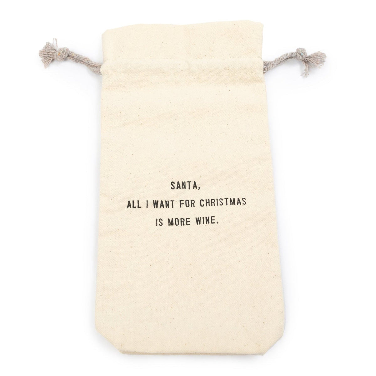 All I Want For Christmas Seasonal Wine Bag