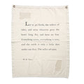***W.B. Yeats Canvas Wall Tarp - 31.5x40