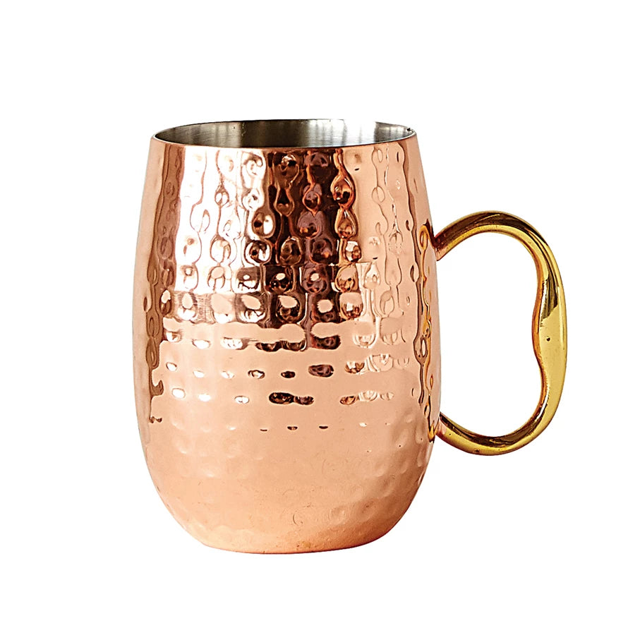 Stainless Steel Copper Moscow Mule Mug