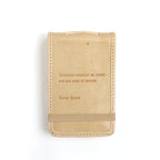 Mini Signature Leather Journals - Honey