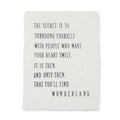 The Secret Is Handmade Paper Print - 12x16
