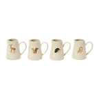 Hand-Painted Creamer with Forest Animal, 4 Styles