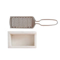 Marble and Stainless Steel Grater