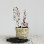 Aluminum Garden Spade  Floral Pattern