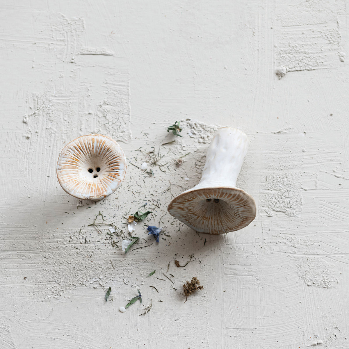 Stoneware Mushroom Incense Holder