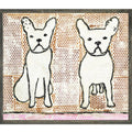 Double Trouble Art Print - Grey Wood