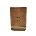 Dreams And Schemes Mini Signature Leather Journal - Maple