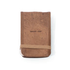 Bucket List Mini Signature Leather Journal - Maple
