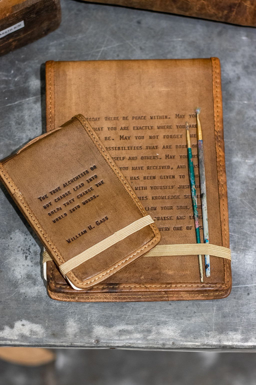 ***Do You Know What You Are Signature Leather Journal - Maple