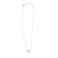 ***Gold Plated Mother of Pearl Triangle Necklace 16" + 2" extender