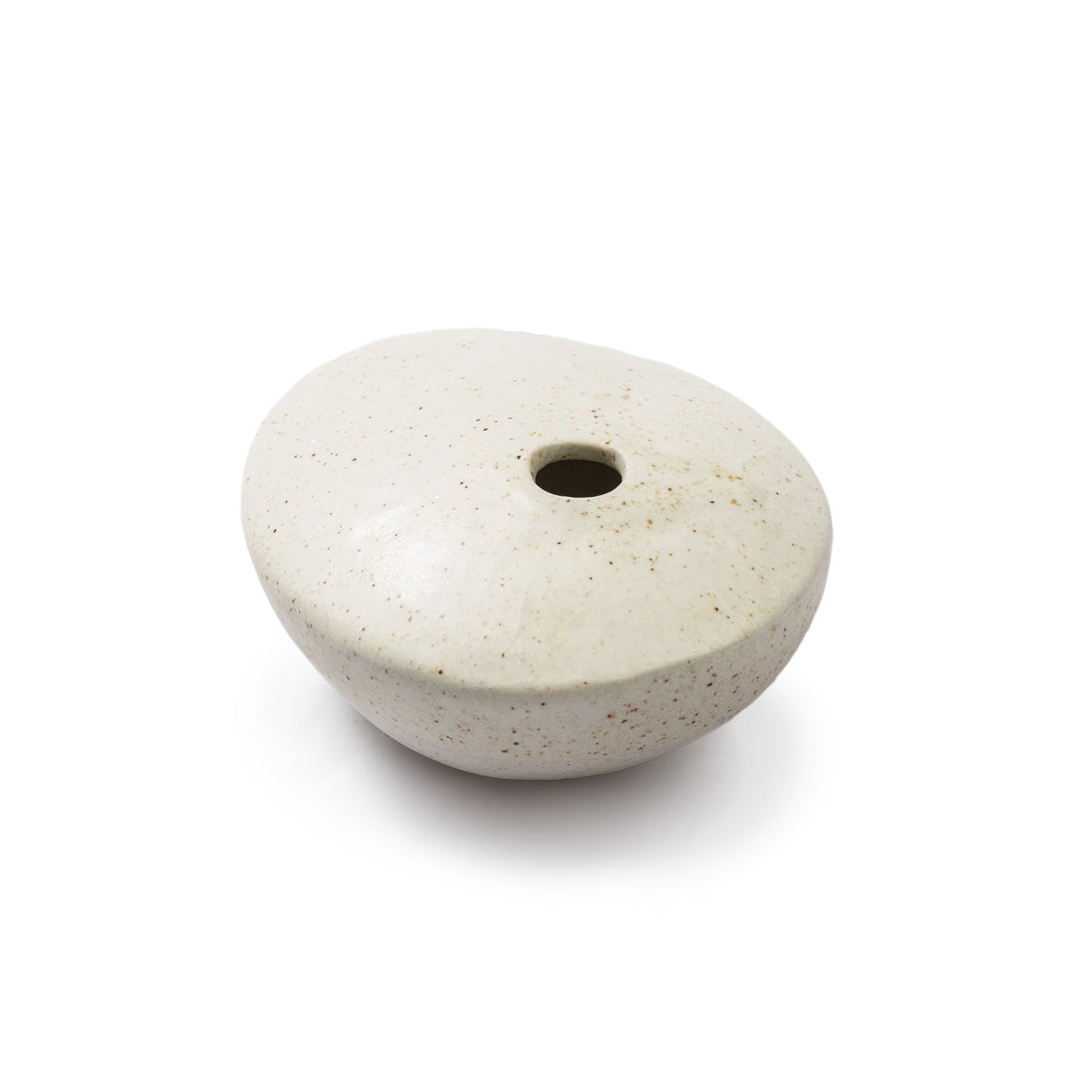 ***Speckled Ceramic Single Pod Vase