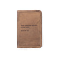 ***Every Adventure Leather Passport Cover - Maple