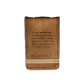 ***It Begins to Shine Mini Signature Leather Journal - Maple