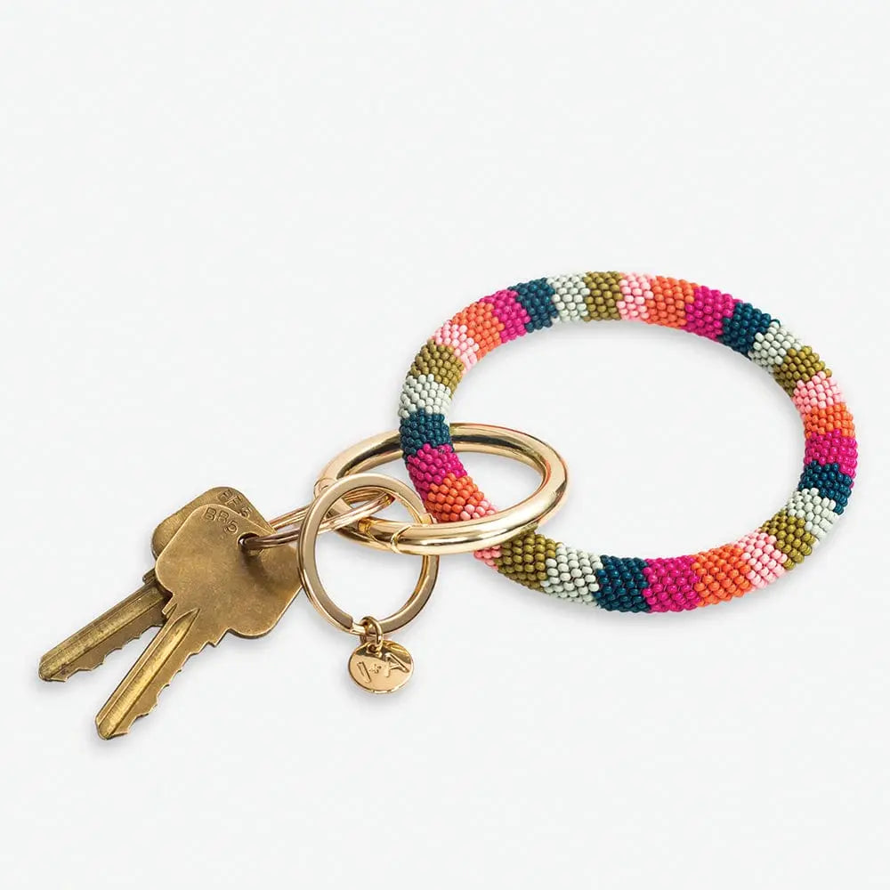 Seed Bead Key Ring