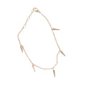***Gold Plated Mini Dagger Charm Bracelet