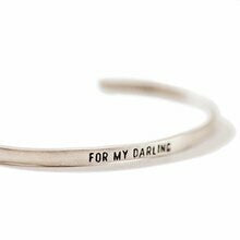 ***For My Darling Silver Cuff