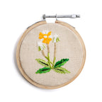 Yellow Dandelion Embroidery Hoop Collection - 4in