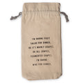 Wine For Dinner Wine Bag