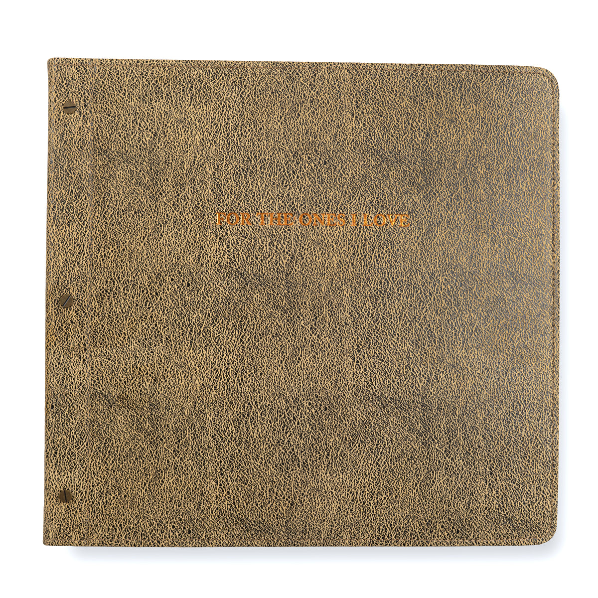 ***For the Ones I Love Leather Photo Keeper 13x13