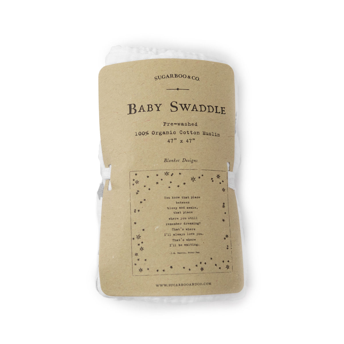 You Know That Place Between Sleep And Awake Swaddle Blanket