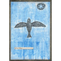 Go Be Happy Art Print - Grey Wood