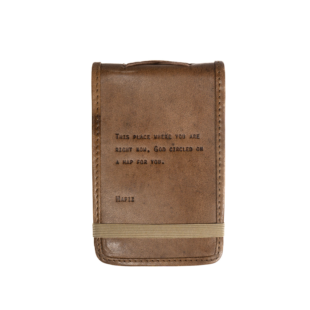 Mini Signature Leather Journals - Maple