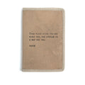 This Place Where You Are Leather Passport Cover - Stone