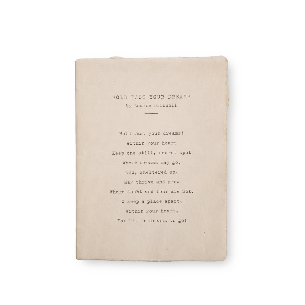 Large Deckled Edge Notebooks - Rose