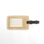 I Am Restless Leather Luggage Tag - Honey
