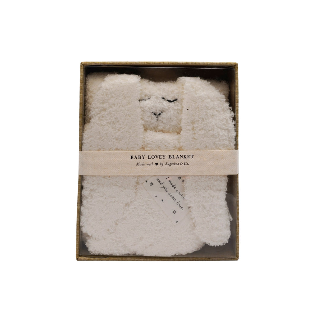 I made a wish and you came true Bunny Baby Lovey Blanket