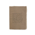 Large Deckled Edge Notebook - Sage