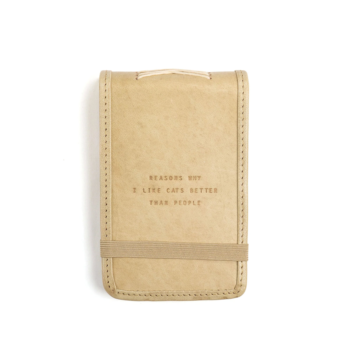 Mini Signature Leather Journals - Honey