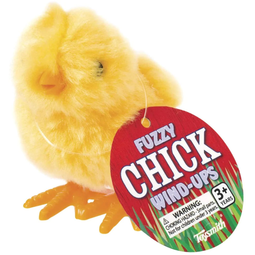 Yellow Fuzzy Chick Wind Ups
