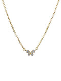 Gold Plated Baby  Butterfly Necklace
