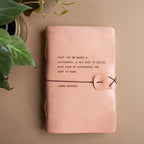 Artisan Leather Journals - Blush