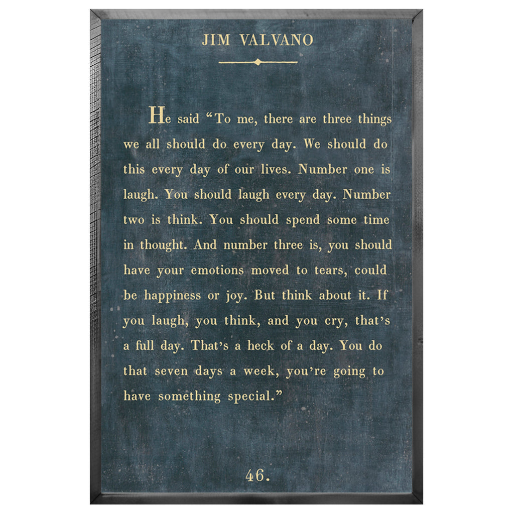 Jim Valvano Art Print - Grey Wood
